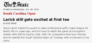Larick Wins The 90th Carolina Open