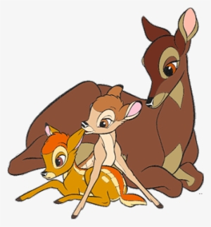 Disney - - Bambi And His Mom