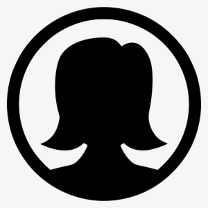 Female Shadow Circle - Female Shadow Icon