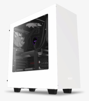 87fps - Nzxt S340 Glossy White Steel Atx Mid Tower Case