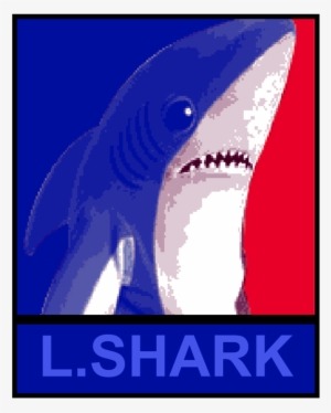 Left Shark For President - Car Alarm Sticker
