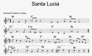 Santa Lucia - Musical Note