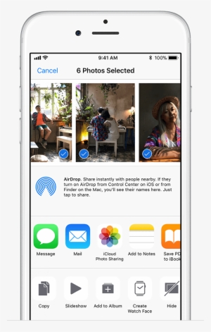 Add Photos And Videos - Airdrop