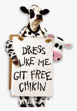 Chick Fil A Cow Png - Chick Fil A Cow Appreciation Day 2018