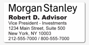 Custom Stickertape™ Stickers For Morgan Stanley - Morgan Stanley