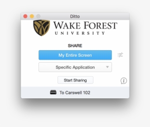 Wake Forest Cuts The Cord With Wireless Screen Sharing - Wake Forest University