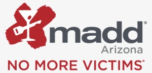 Greyred Madd Arizona Tagline Lock-png - Mothers Against Drunk Driving