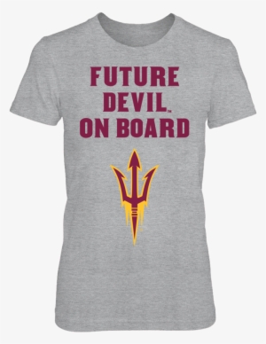 Pregnant Future Arizona State Devil On Board T Shirt - Work From Home Tshirt