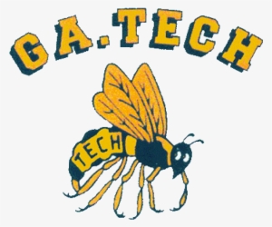 Ga Tech Yellow Jackets Iron Ons - Georgia Tech Vintage Logo