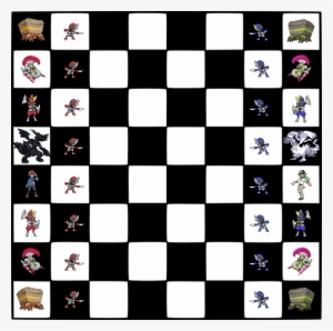 Pokémon Bw Chess - Reshiram And Zekrom Chess