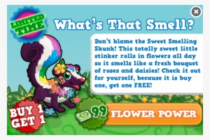 Sweet Smelling Skunk Modal - Really Cool Grandma Looks Like! Orn