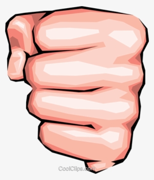 Clenched Fist Royalty Free Vector Clip Art Illustration - Сжатый Кулак Пнг