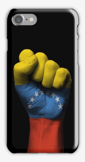 Flag Of Venezuela On A Raised Clenched Fist Iphone - Iphone 8 Case My Hero Academia