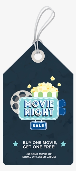 Movie Night Sale Goodwill - Illustration