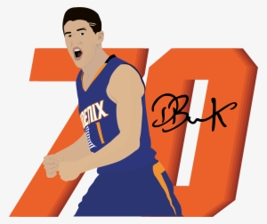 Devin Booker 70 Points Illustration - Dribble Basketball