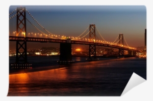 A High-resolution Stitched Image Of Bay Bridge Wall - San Francisco–oakland Bay Bridge