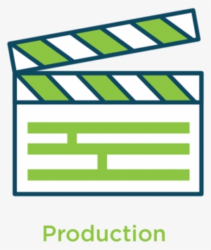 Production - Clapper Board Logo
