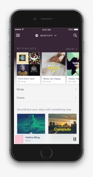 All The Ready-made Playlist Of Spotify And All The - Spotify Mobile Transparent