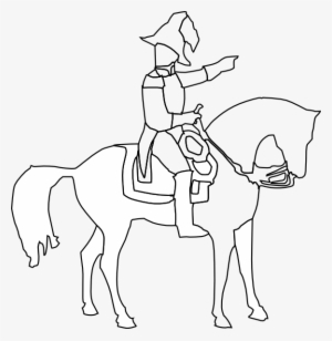 How To Set Use Patriot Clipart - Patriot On Horse Drawing