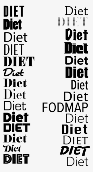 Diet Fonts - Font