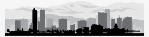 “as A Carpenter With Blueprint I Find A Support Group - Silhouette Denver Skyline With Mountains