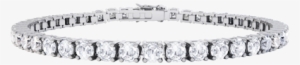 Diamond Bracelet Patseas - Jian London Eternity Diamond Cz Rhodium Plated Silver