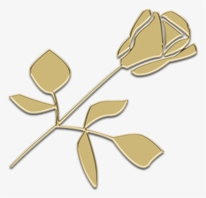 Rose, Gold, Symbol, Sign, Flower, Icon, Gift, Flowers - Rose Icon Gold