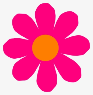 Pink Flower Clip Art At Clkercom Vector Online - Clip Art Pink Flower