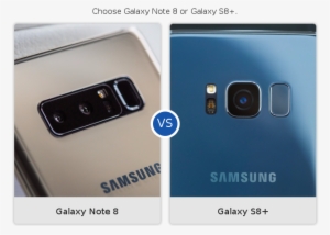 Samsung Galaxy Note 8 Vs S8
