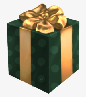 Gift Giftbox Box Christmas Happybirthday Green Gold - Happy Birthday Gift Picsart