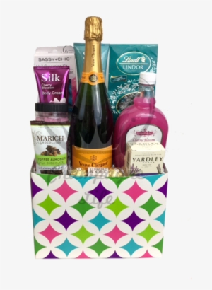 Veuve Clicquot Bubble Bath Gift Basket - Bachelorette Gift Basket