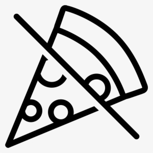 No Food Icon - Pizza Icon Transparent Background