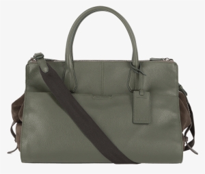 Calfskin Leather And Nylon Weekend Bag - Nylon