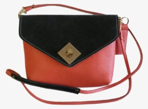 Small Bags - Black And Coral Bag