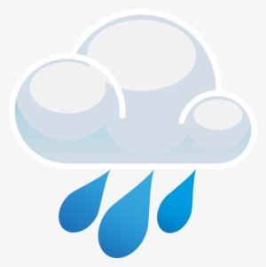 Clipart Of Cloud, Precipitation And Animated Cloud - Cloud