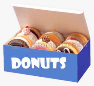 Donut Boxes - Box Of Donuts Png