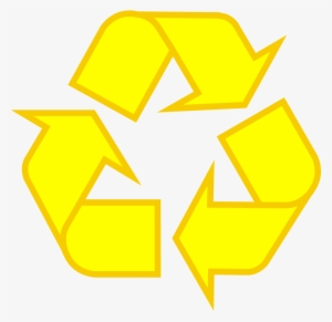 Light Green Recycling Symbol - Recycle Cans And Bottles Sign