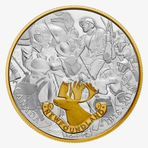 Pure Silver Gold-plated Coin - Canada