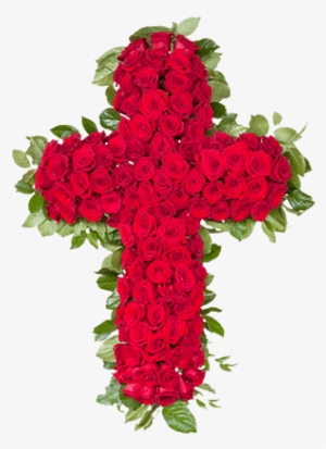 Sympathy Standing Cross Spray, Florist San Diego - Bouquet