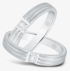 A Pair Of Wedding Rings With @0 - Engagement Ring