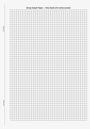 Tear Here Tear Here Scrap Graph Paper This Sheet Will - Monochrome