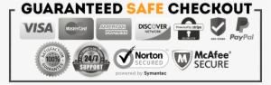 Trust Badge Share - Visa Mastercard American Express Secure Checkout