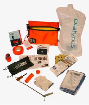 Basic Wilderness Survival Kit - Survival Gear No Background