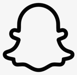 Fantasma Snapchat Logo Blanco Y Negro - Snapchat Icon White Png