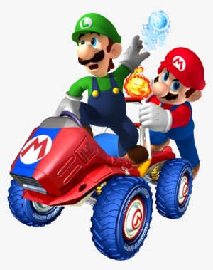 Image Mktr Mario And Luigi Png Fantendo, The Video - Mario Kart Double Dash Luigi