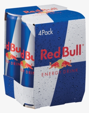 Red Bull Can Pack 4 X 250ml - Red Bull Energy Drink - 4 Pack, 12 Fl Oz Cans