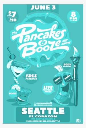 pancakes & booze art show - the funhouse