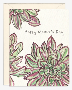 Mother's Day Plant Greeting Card - Succulent Card