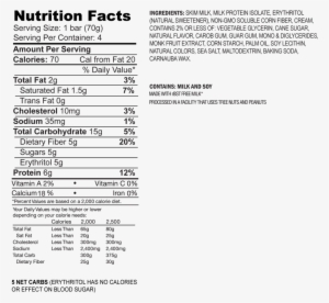 Enlightened Ice Cream Bars Nutrition Facts
