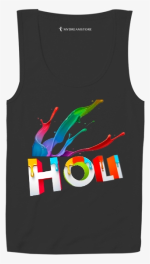 Happy Holi - Active Tank